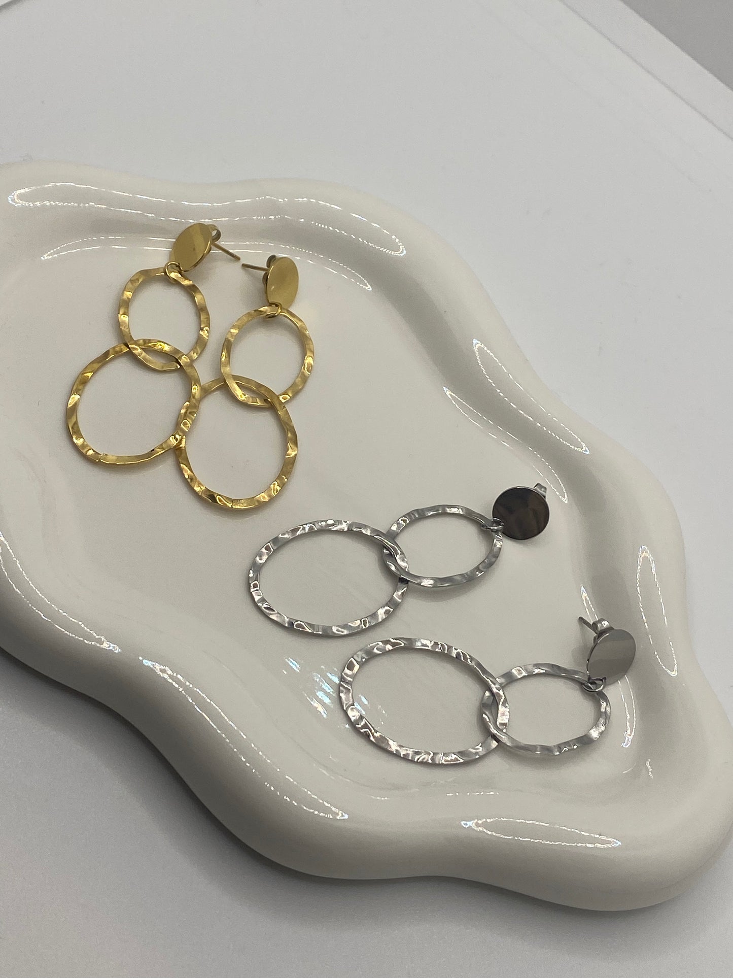 Pendientes colgantes redondeles