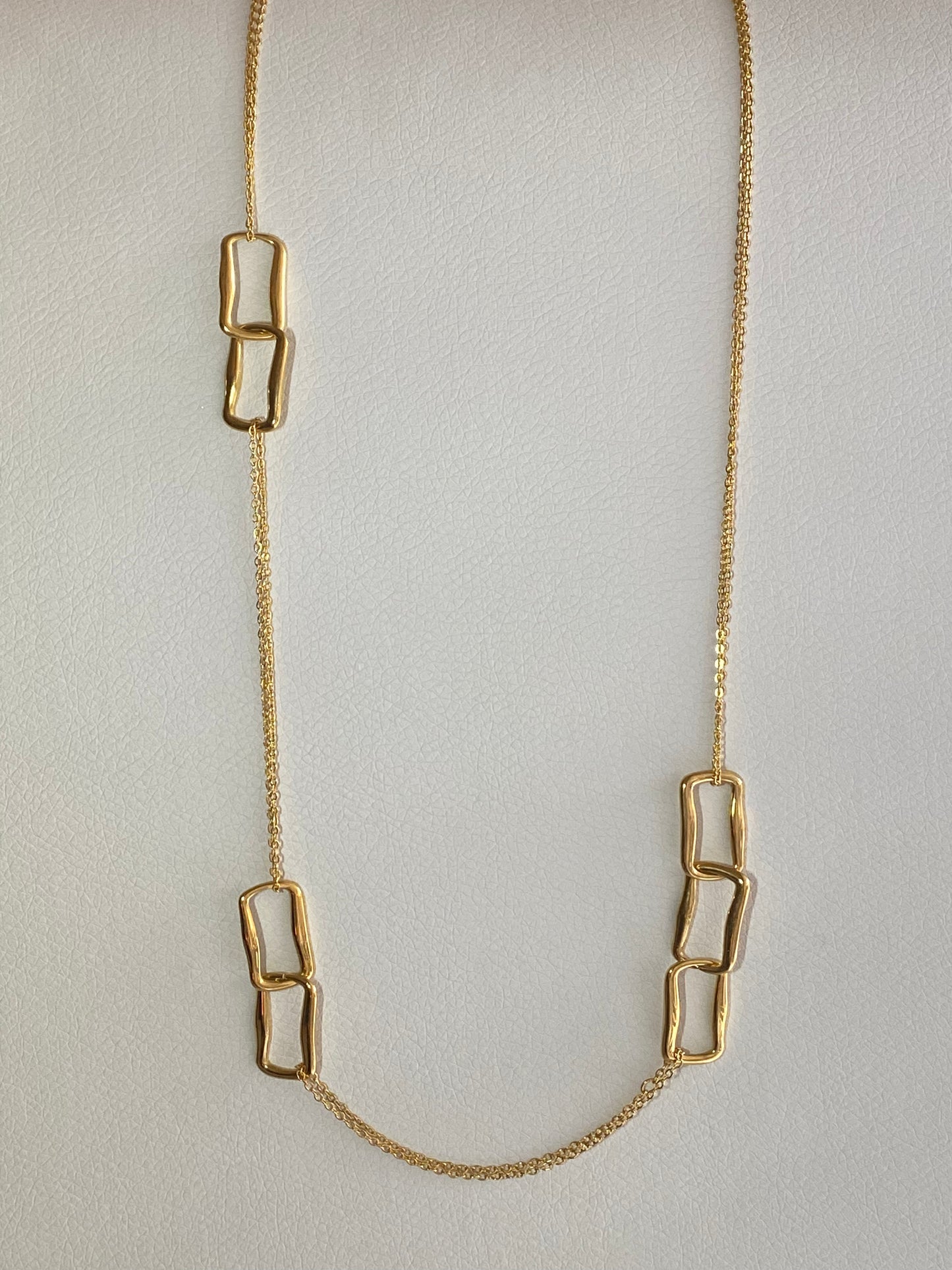 Collar largo eslabones