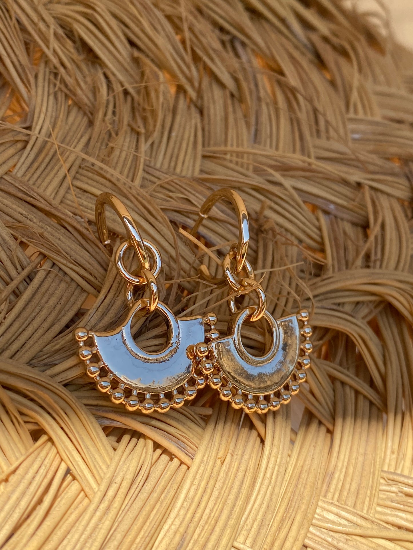 Pendientes abanico
