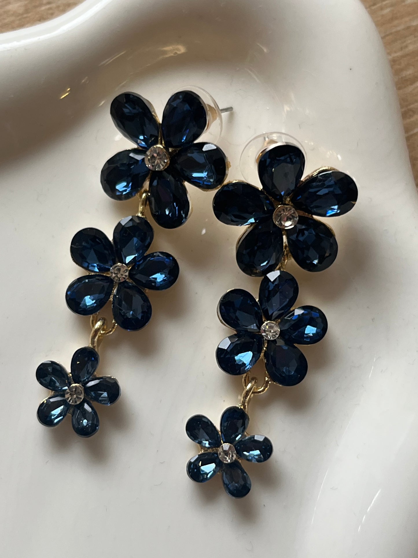 Pendientes fantasía flores