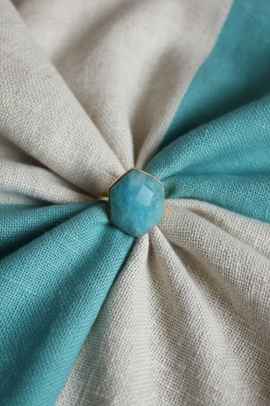 NEW IN! Anillo piedra turquesa