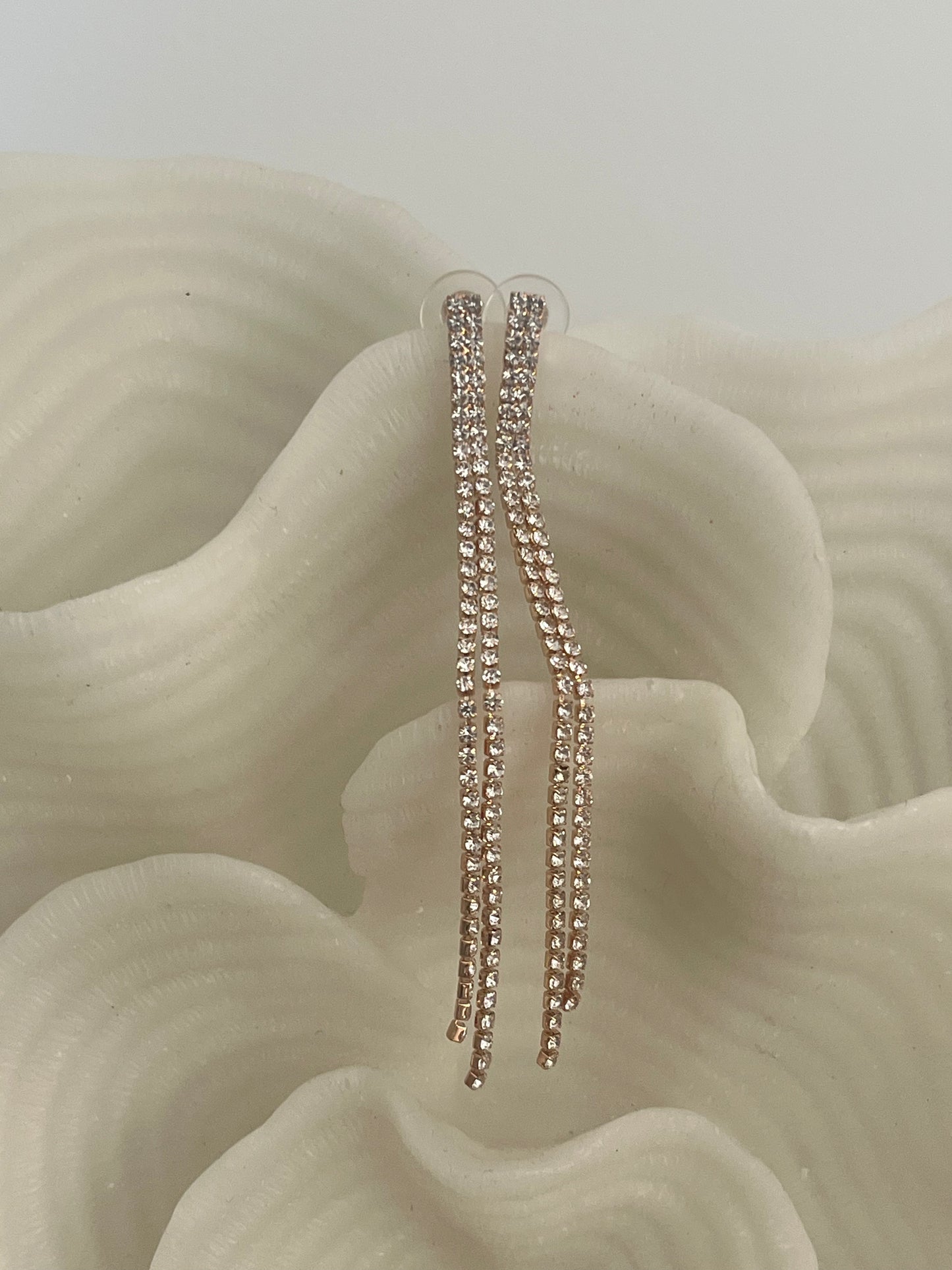 Pendientes largos circonitas