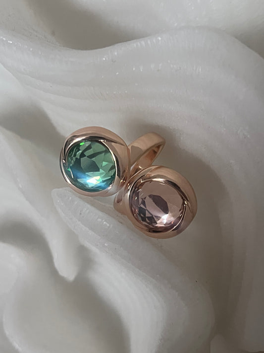 NEW IN! Anillo doble circonita
