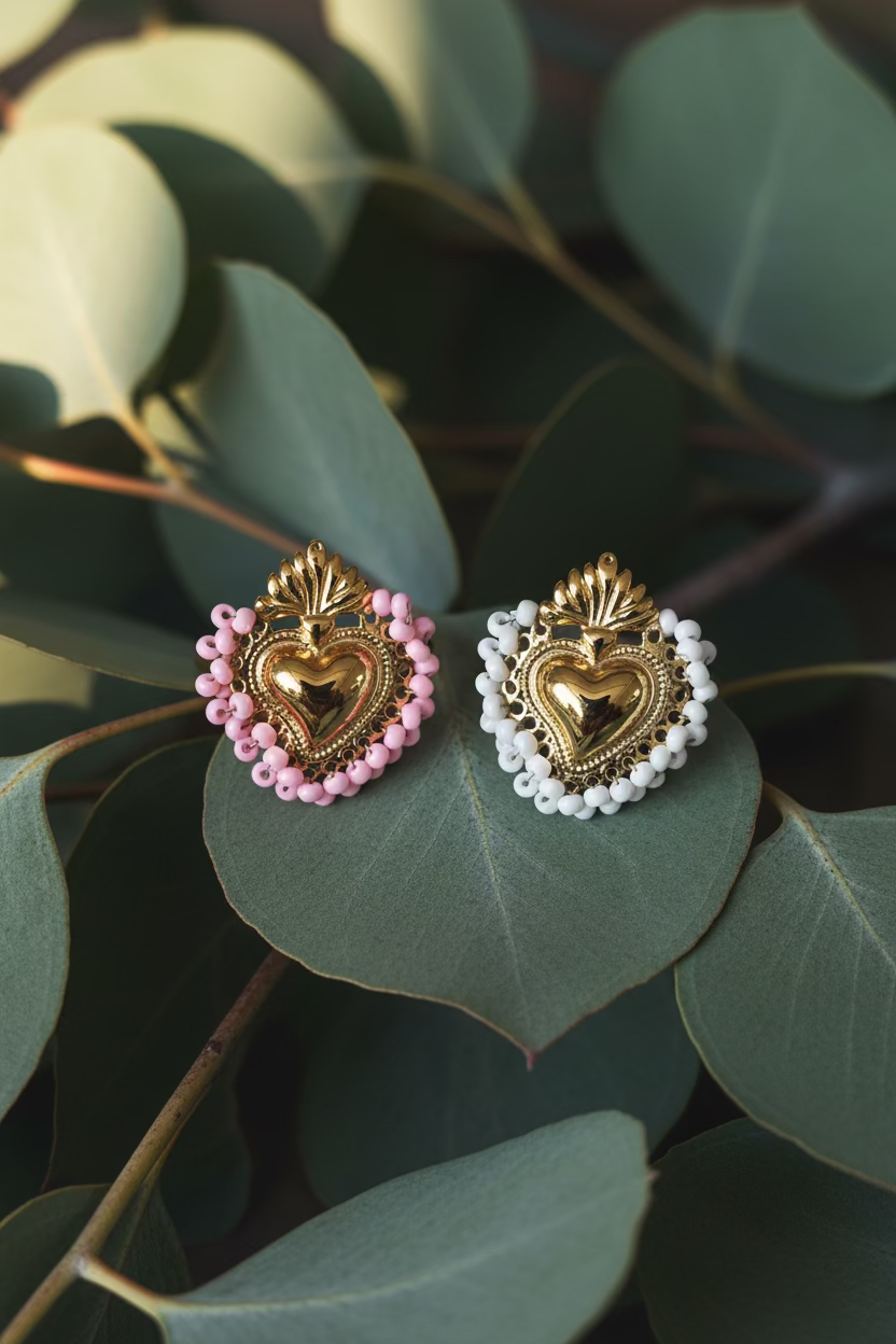 NEW IN! Anillo corazón cuentas