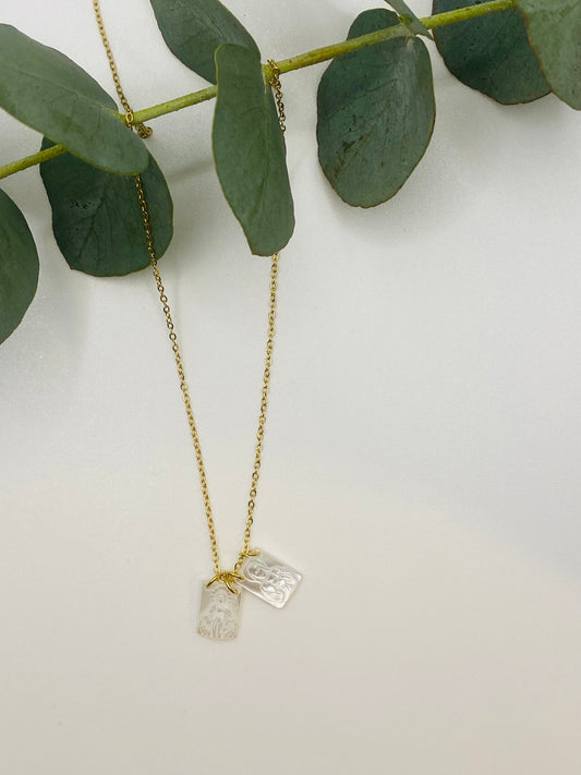 Mother-of-pearl scapular