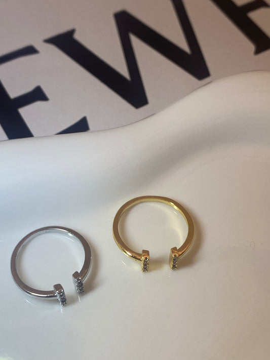 Anillo abierto meñique