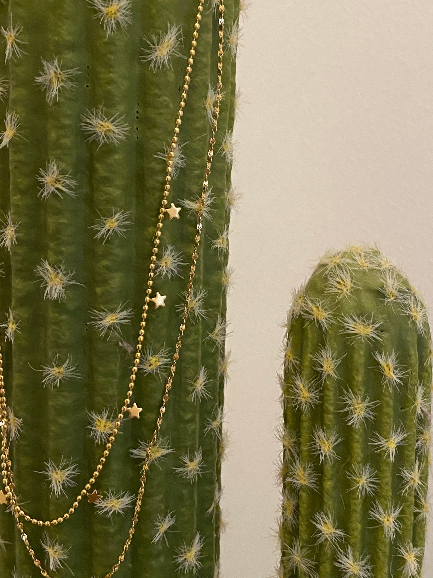 Collar doble estrellitas