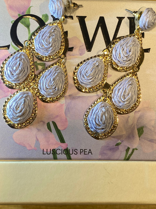 Maxi pendientes azules