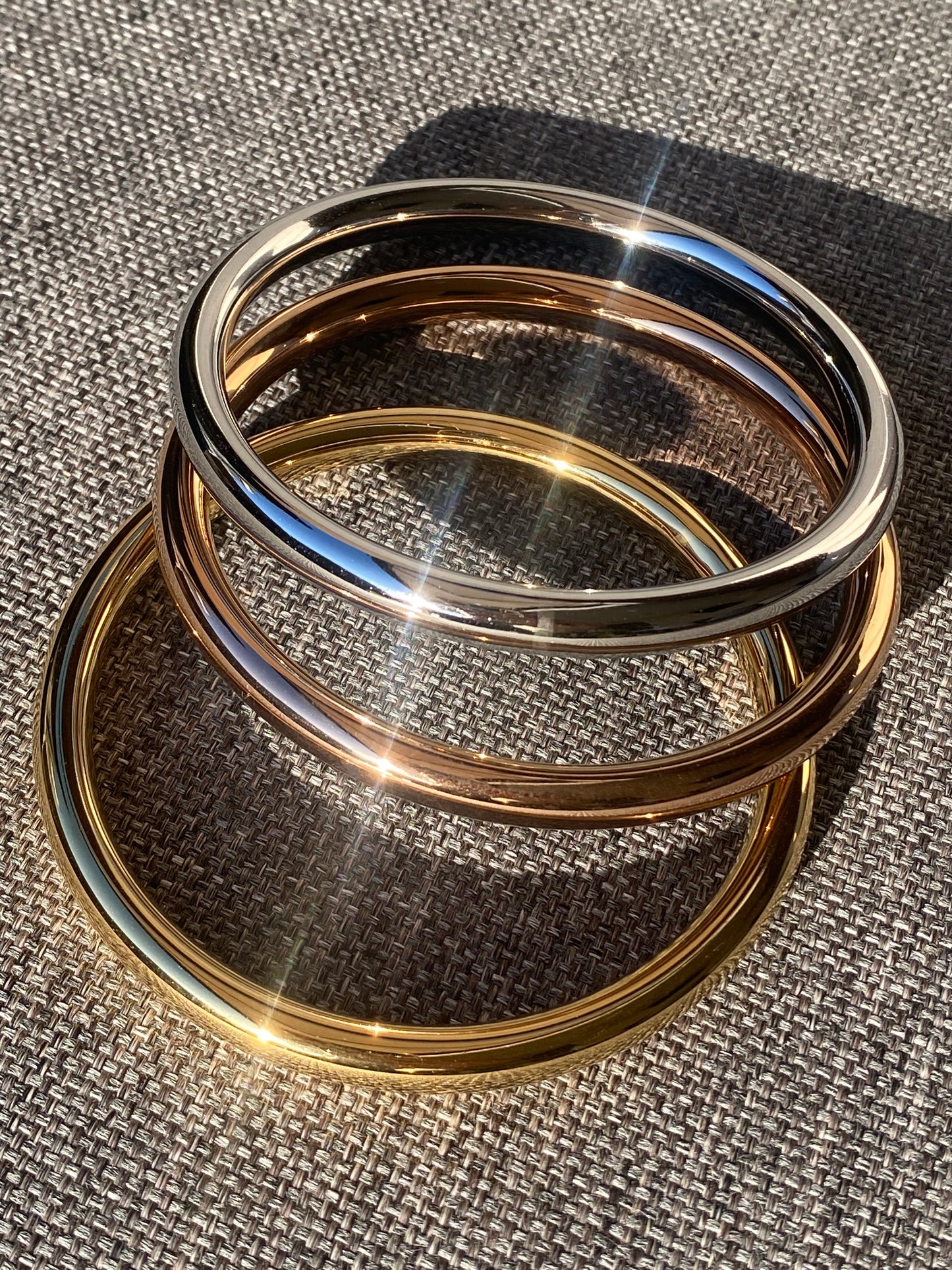 Set of three bracelets