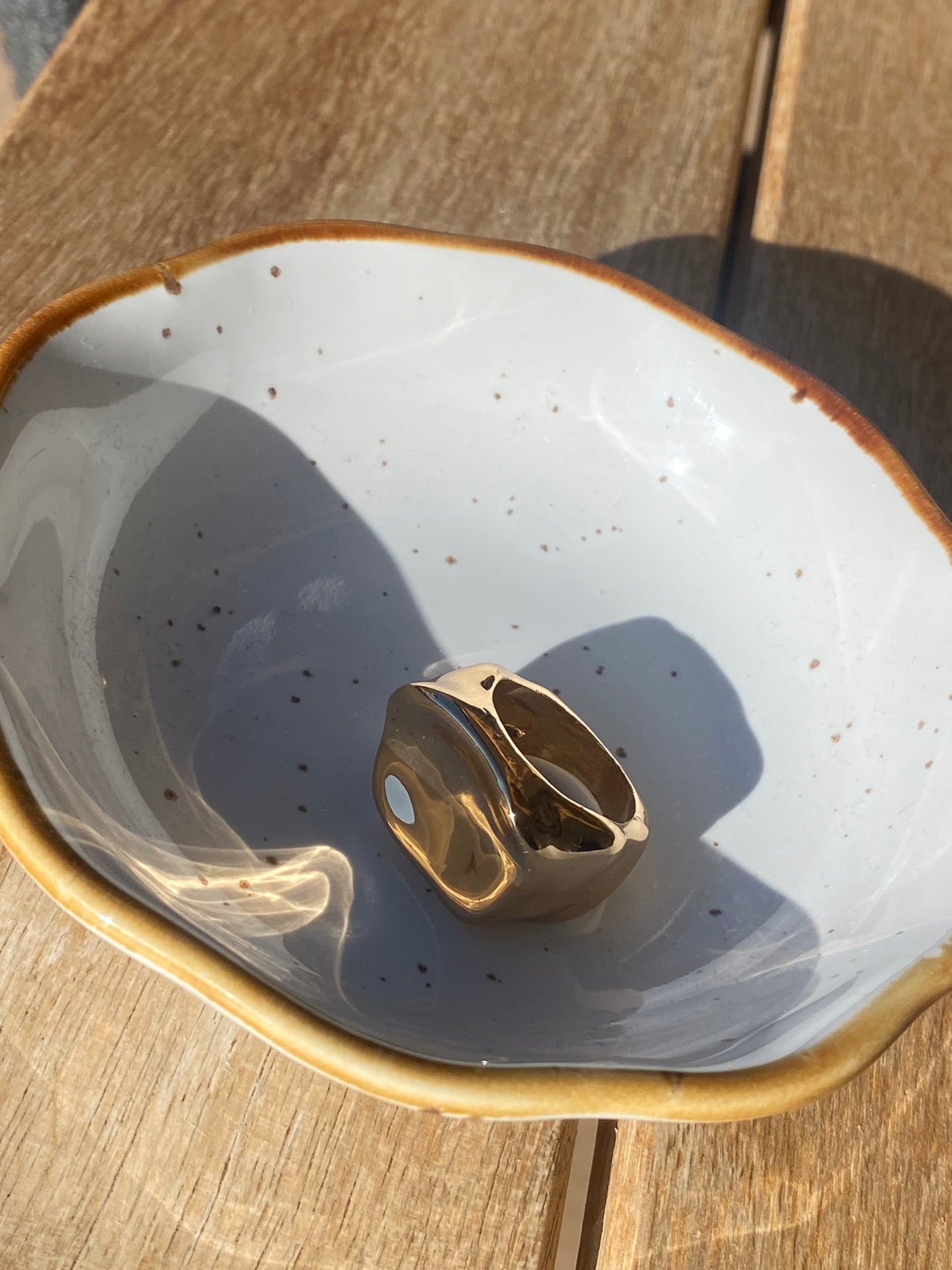 Anillo sello irregular