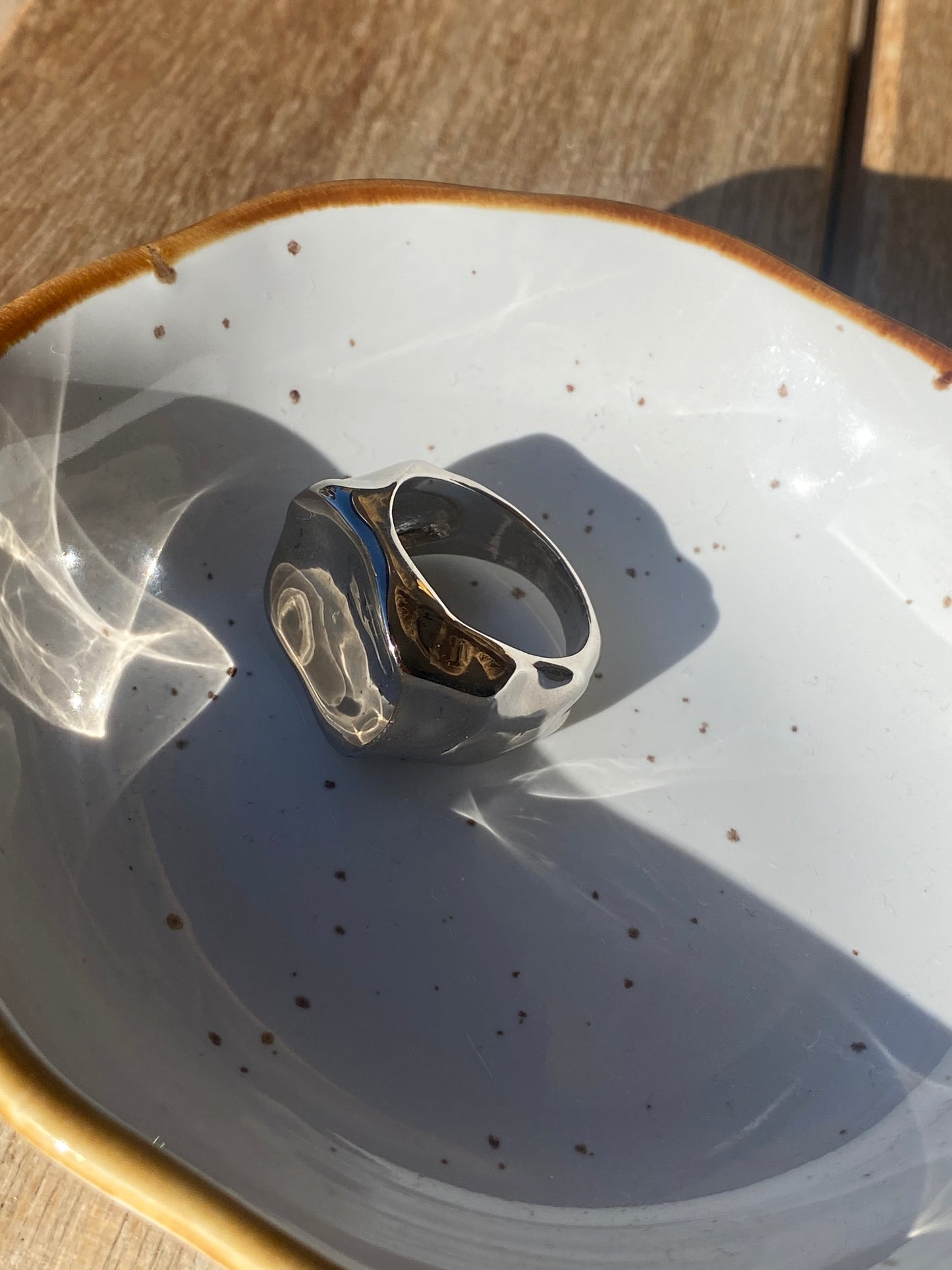 Anillo sello irregular