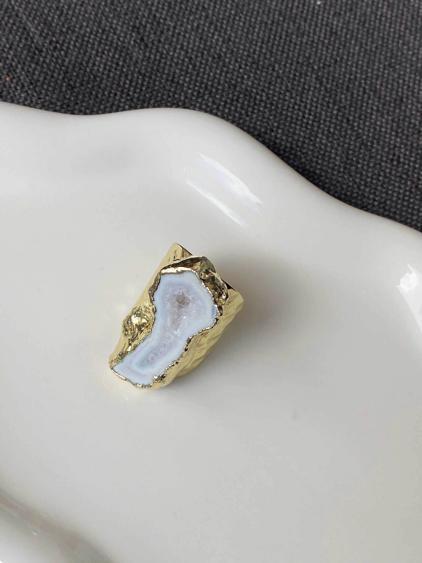 Anillo piedra natural
