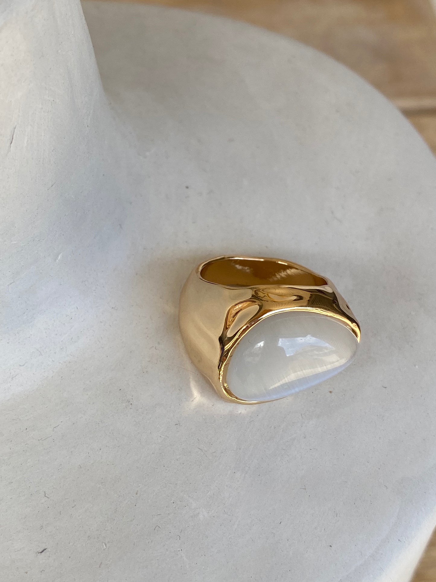Maxi anillo nácar
