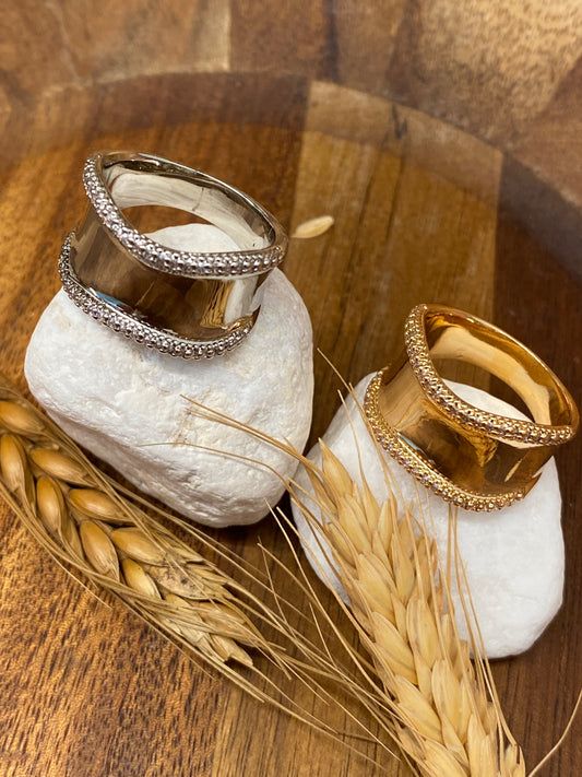 Anillo borde circonitas