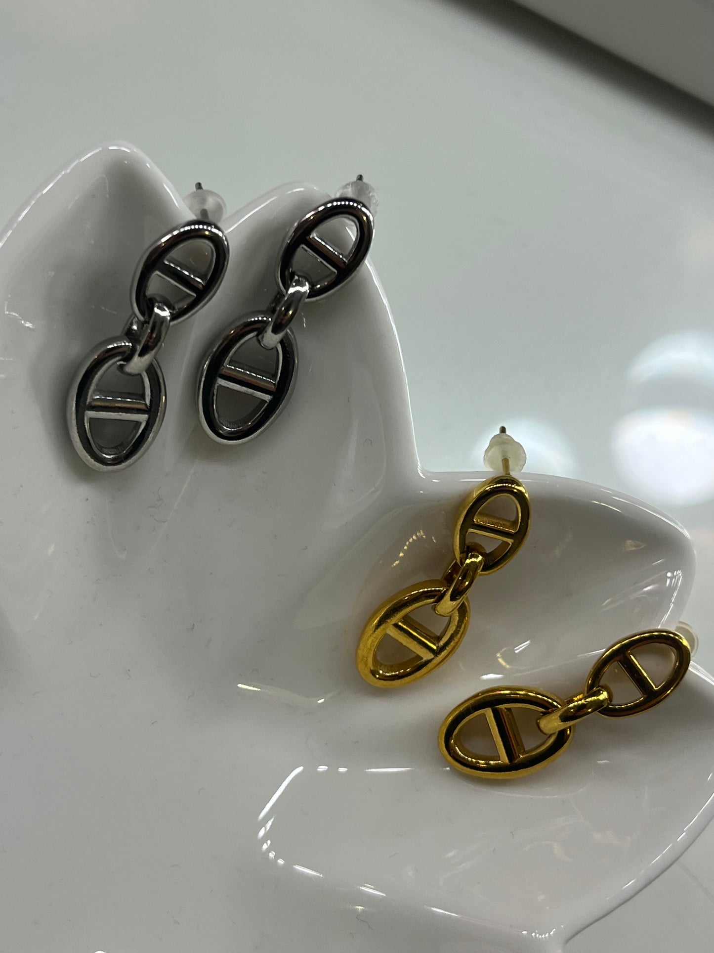 Pendientes eslabones