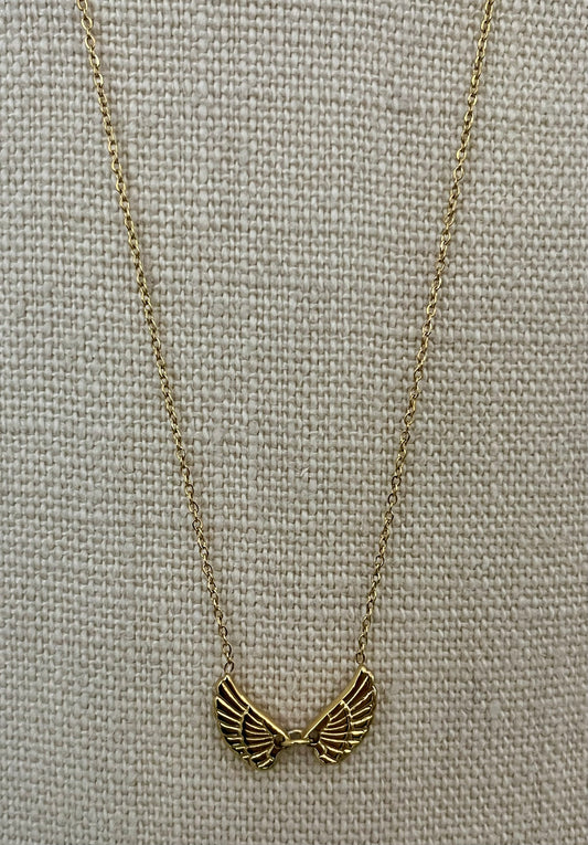 NEW IN! Colgante alitas doradas