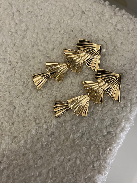 Pendientes hojas colgantes